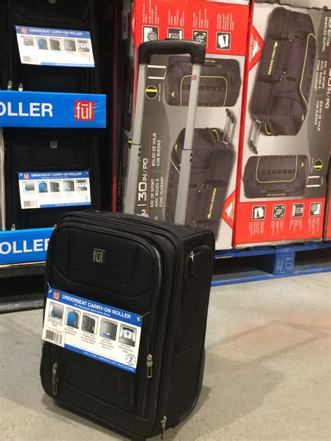 single suitcase from costco store